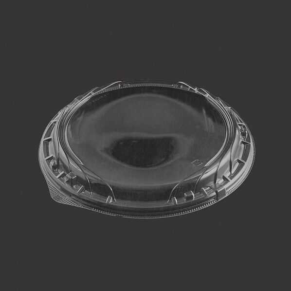 リスパック 冷やし麺容器 バイオジャスト 外嵌合蓋 194OC クリア 外寸:197φ×22mm 004450721 50枚