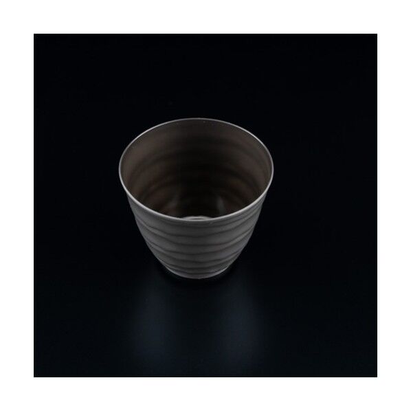 リスパック デザート容器 バイオフィネオ 本体 FWS76-150 クロ H09T011 外寸:76φ×58mm 004451026 50枚