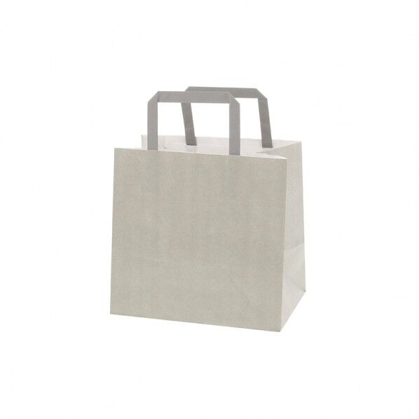 手提げ紙袋 フラットチャームバッグ 平手 220-1 エコアッシュ