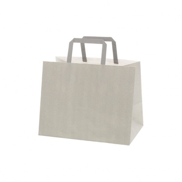 手提げ紙袋 フラットチャームバッグ 平手 280-1 エコアッシュ