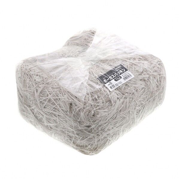 緩衝材 ボーガスパッキン 1kg入 オフホワイト