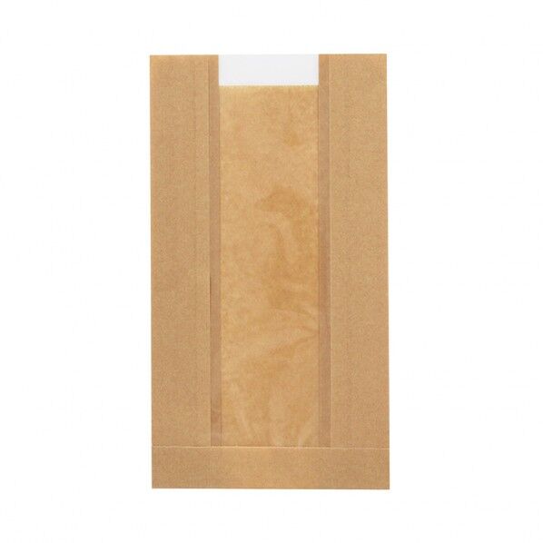 NF窓付耐油ガゼットパック 中 未晒無地