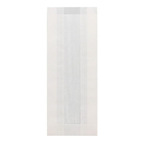 NF窓付耐油ガゼットパック ロング 白無地