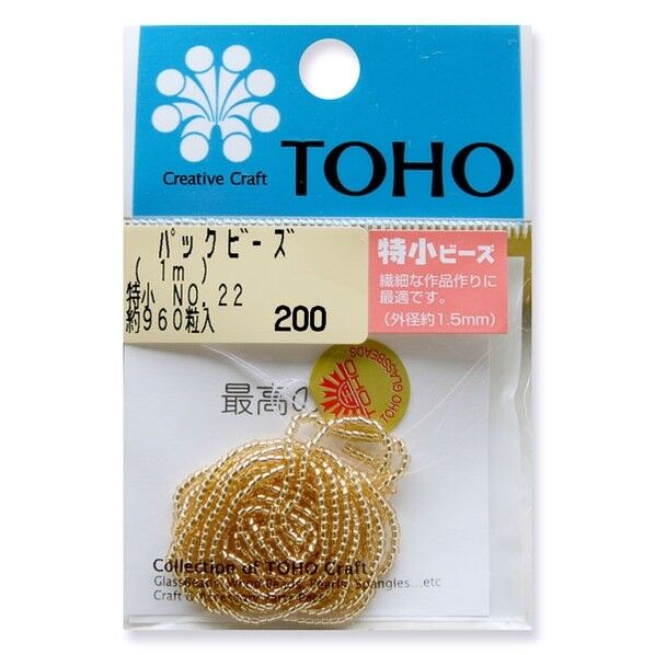 TOHO 特小ビーズ 糸通しビーズ No.22