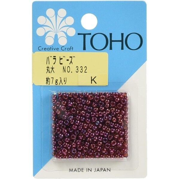TOHO 丸大ビーズ バラパックビーズ 外径 No.332