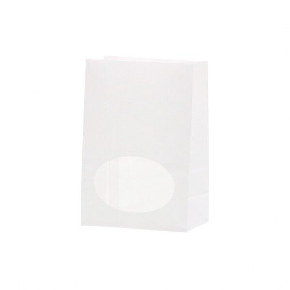 窓付き角底袋 S1F 内側ラミネート 白無地