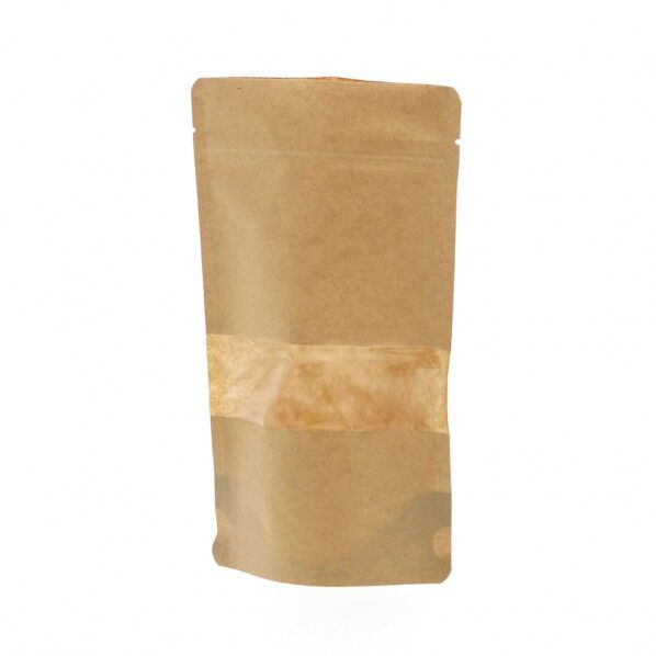 チャックスタンド袋 BP12-20 窓付クラフト