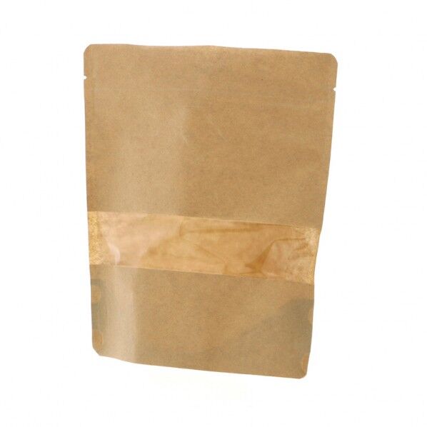 チャックスタンド袋 BP18-20 窓付クラフト