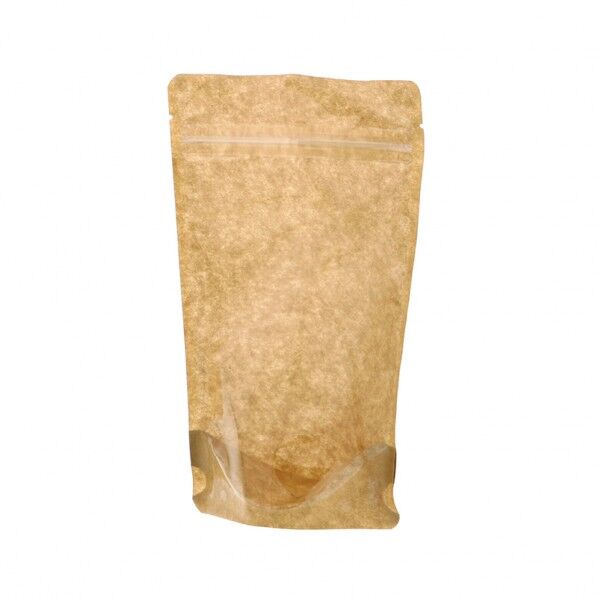 チャックスタンド袋 OP12-20 片面クリアクラフト