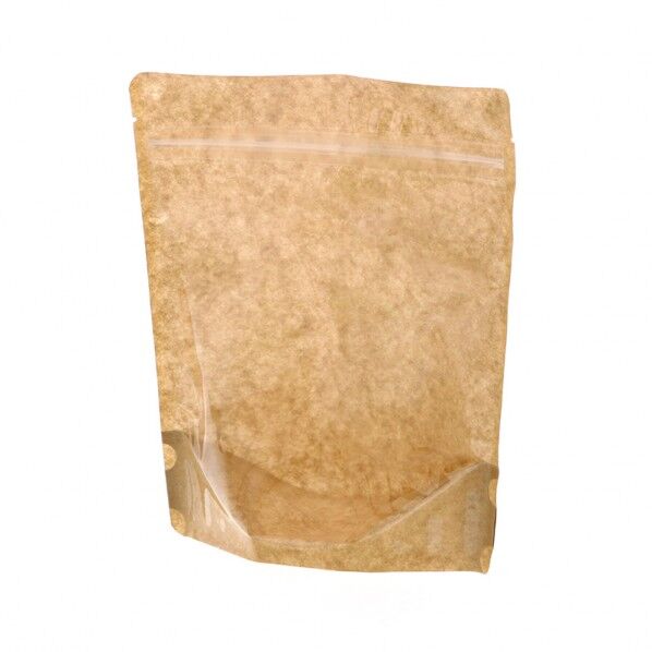 チャックスタンド袋 OP18-20 片面クリアクラフト