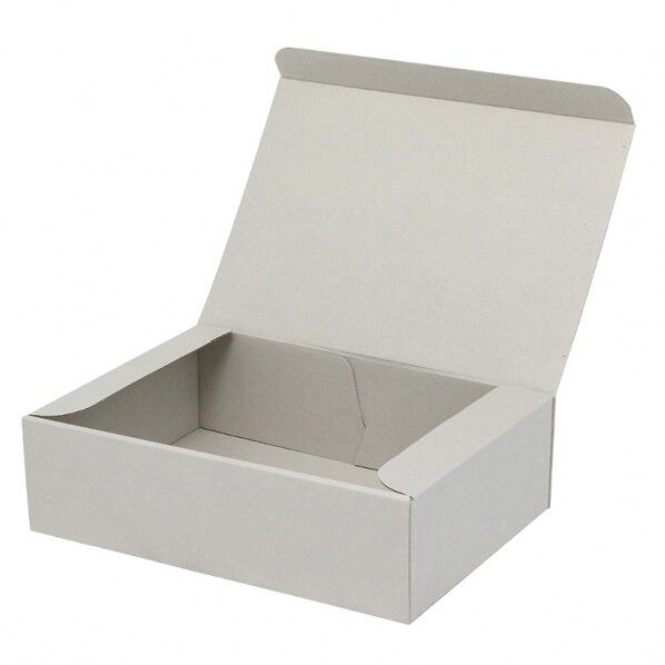 HEIKO ナチュラルグレーボックス 無地 320×220×90 内寸法:320×220×高90mm 006220010 10枚