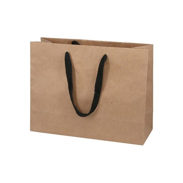 手提げ紙袋 ファッションバッグ S 未晒無地