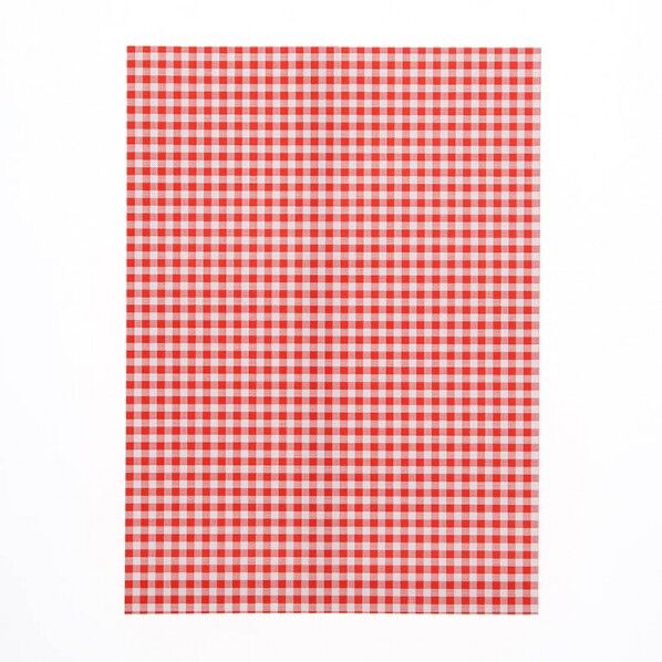 平袋 柄小袋 ストレートタイプ 8才 ギンガムミニ 赤