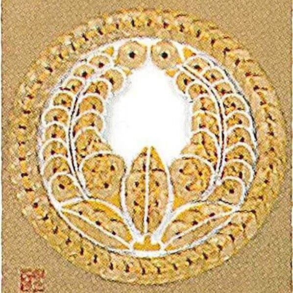 panami 「コイン手芸」家紋シリーズ No.4丸に上り藤