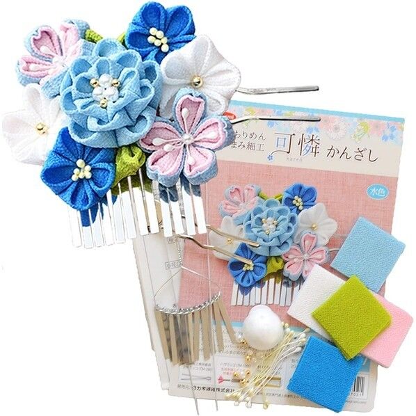 Panami つまみ細工 手作り キット 可憐 かんざし 髪飾り 材料 アクセサリー 手芸