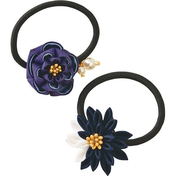 タカギ繊維 Panami 手芸キット コットン生地で作る 普段づかいの つまみ細工 ヘアゴムセット