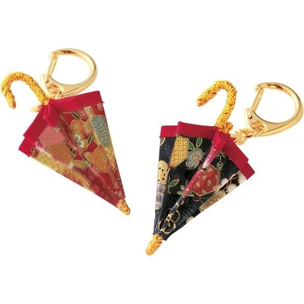 Panami 手芸キット 縫わずに作る 和のミニ傘 キーホルダー