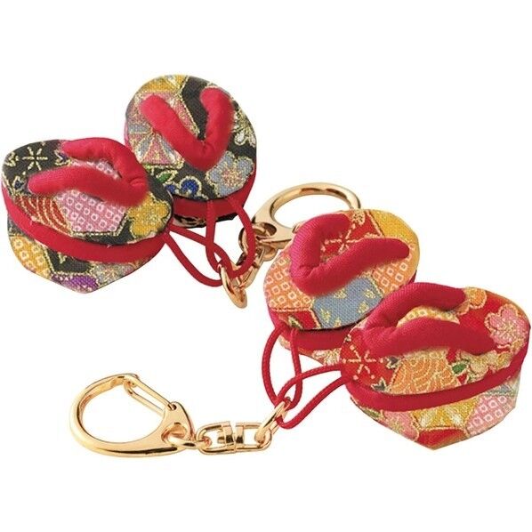 Panami 手芸キット 縫わずに作る 和のミニぽっくり キーホルダー