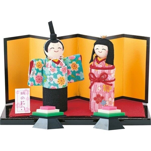 Panami ちりめん細工キット 夫婦雛 手芸・ハンドメイド用品