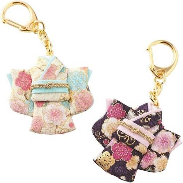 Panami 手芸キット 縫わずに作る 和のミニ着物 キーホルダー 手芸・ハンドメイド用品