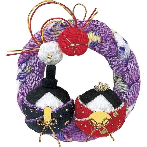 Panami ちりめん細工 キット リース雛