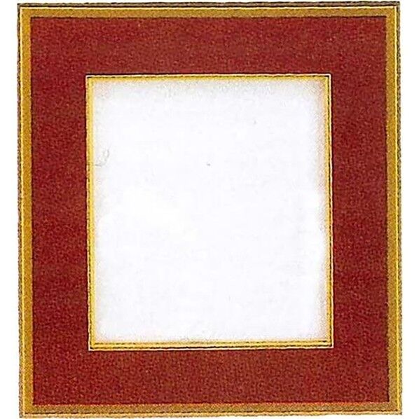 panami 額 約タテ41.5×ヨコ38×深さ3cm エンジ #5000