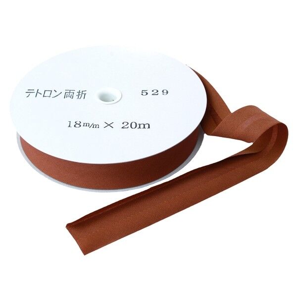 アサヒ バイアステープ テトロンワイドバイアス 両折 Col.529