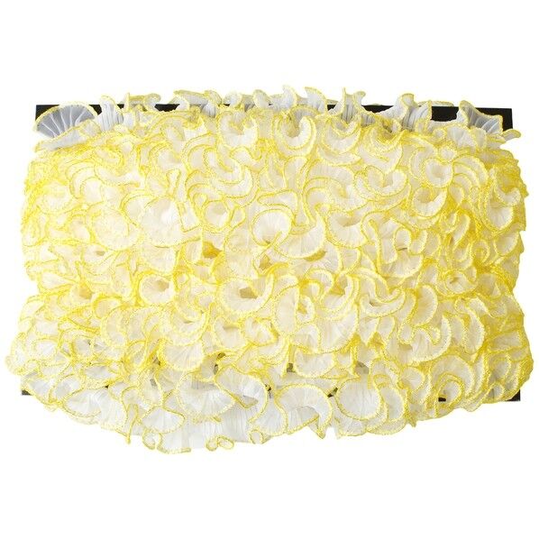 渡辺布帛工業 テトロンウェーブフリルレース カラー縁