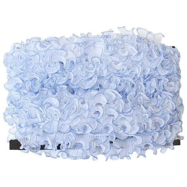 渡辺布帛工業 テトロンウェーブフリルレース カラー縁