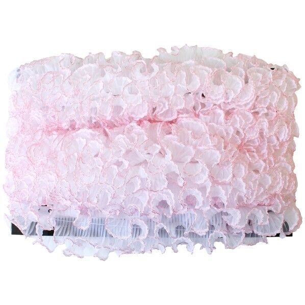 渡辺布帛工業 テトロンウェーブフリルレース カラー縁