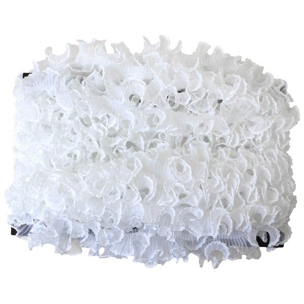 渡辺布帛工業 テトロンウェーブフリルレース カラー縁