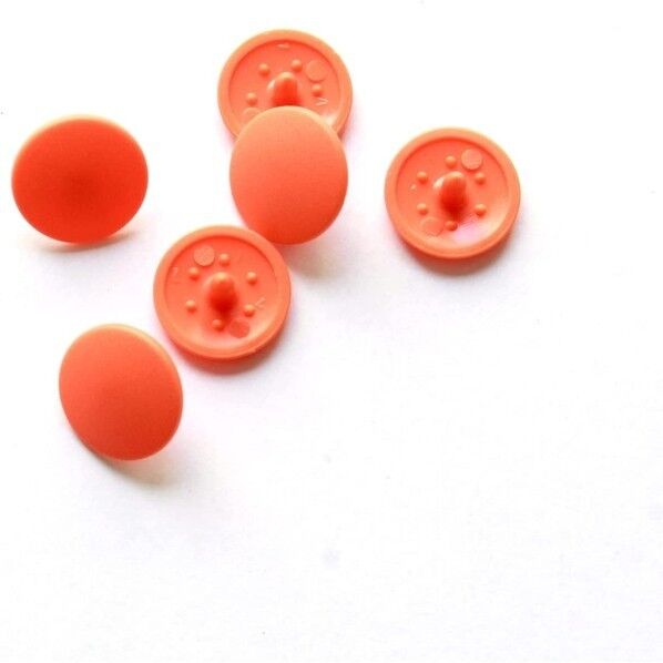 カジテック CHERRY LABEL SUN GRIP プラスチックスナップ 13mm オレンジ SG-523 1袋