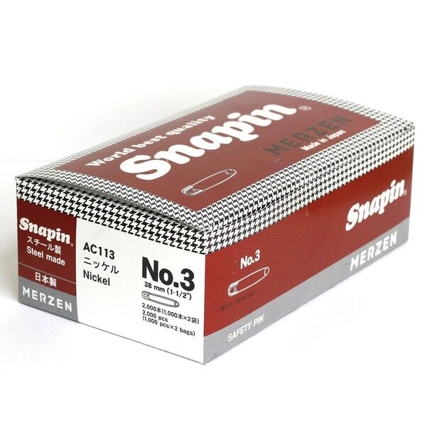 MERZEN 【お徳用】スナッピン 安全ピン