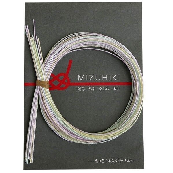 Piece piece MIZUHIKI 水引アソートセット リーフレット付 長さ90×幅1×高さ1mm トゥインクル PHC-100-24 1袋