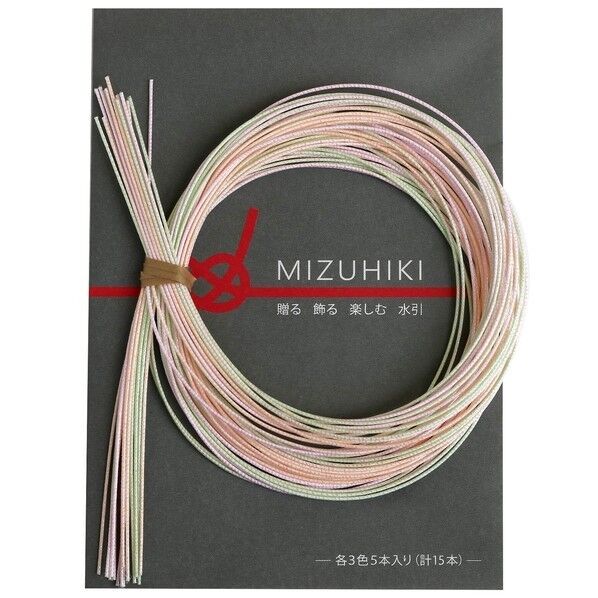 Piece piece MIZUHIKI 水引アソートセット リーフレット付 長さ90×幅1×高さ1mm フルーツ PHC-100-23 1袋