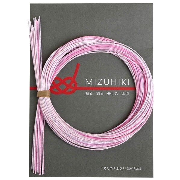 Piece piece MIZUHIKI 水引アソートセット リーフレット付 長さ90×幅1×高さ1mm キャンディ PHC-100-22 1袋