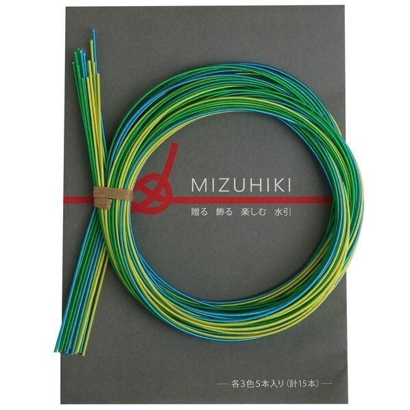 Piece piece MIZUHIKI 水引アソートセット リーフレット付 長さ90×幅1×高さ1mm 日和 PHC-100-9 1袋