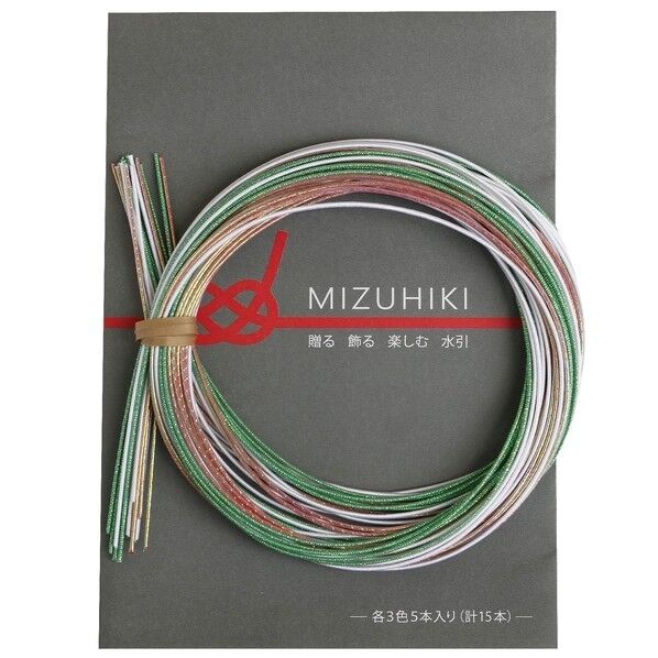 Piece piece MIZUHIKI 水引アソートセット リーフレット付 長さ90×幅1×高さ1mm 苺 PHC-100-7 1袋