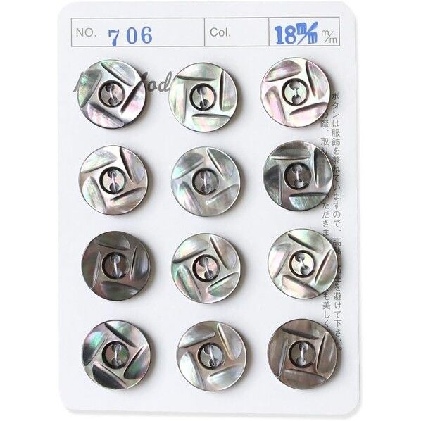 日本紐釦貿易 シェルボタン