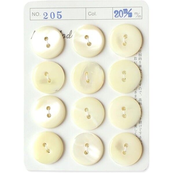 日本紐釦貿易 シェルボタン