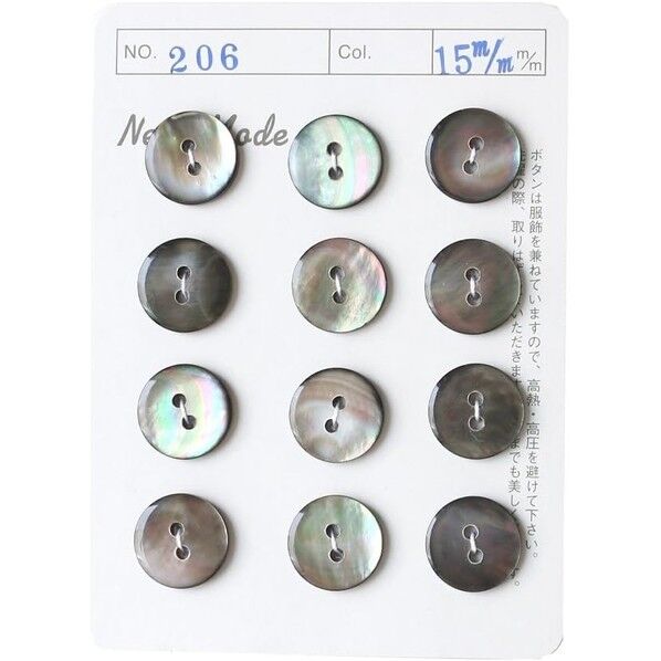 日本紐釦貿易 シェルボタン