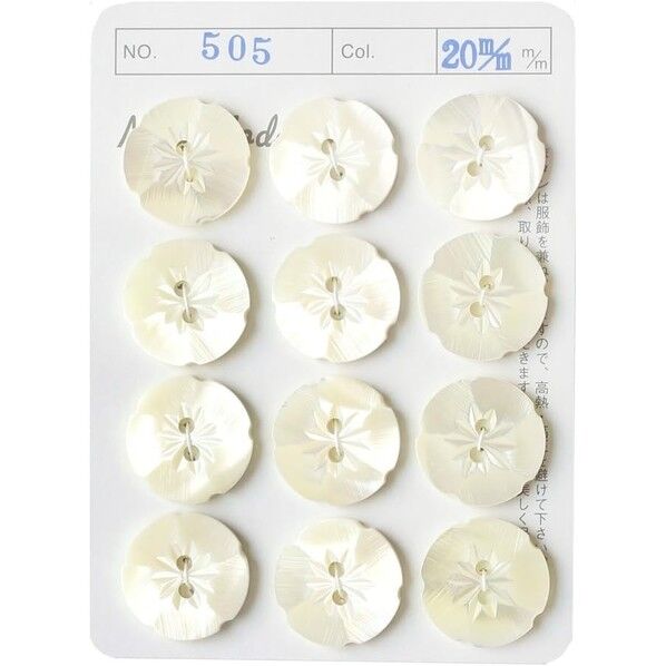 日本紐釦貿易 シェルボタン