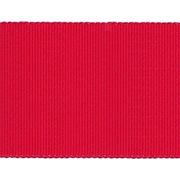 SHINDO SHINDO レーヨンペタシャムリボン グログランテープ 長さ15000×幅50×高さ1mm レッド SIC100-50-23 1巻