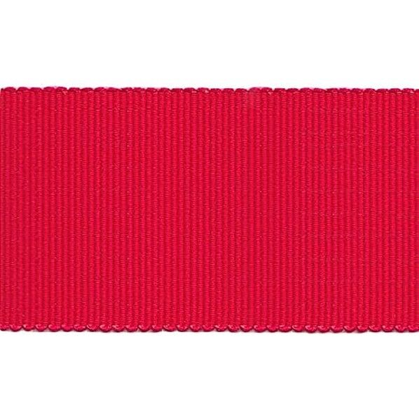 SHINDO SHINDO レーヨンペタシャムリボン グログランテープ 長さ15000×幅38×高さ1mm レッド SIC100-38-23 1巻