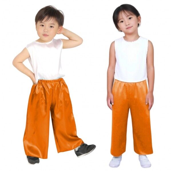 ソフトサテンズボン C オレンジ