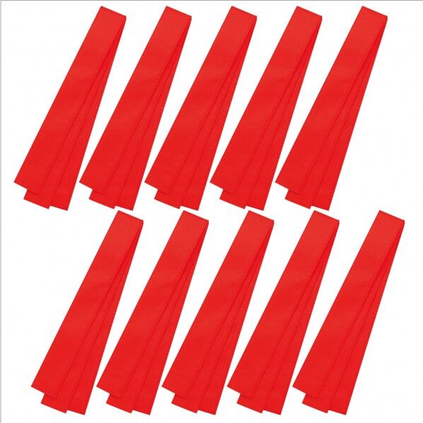 カラー不織布ハチマキ 赤 10本組