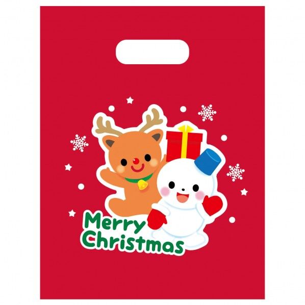 ※法人専用品※アーテック クリスマスプレゼント袋 小(マチ無し)100枚 300×230mm 6714 100枚