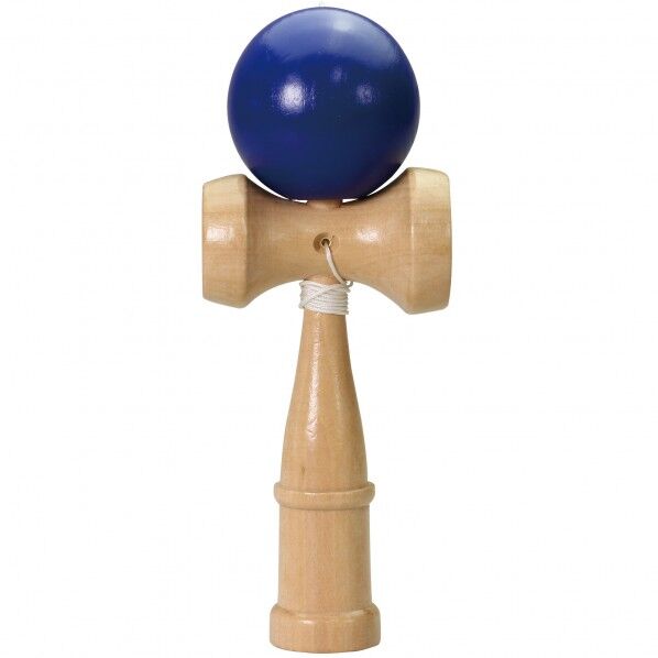 ※法人専用品※アーテック カラーけん玉 68×175mm(玉:φ54mm、ひもの長さ:約47cm) 青 6793 1個