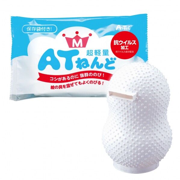 粘土の貯金箱芯材 ATねんどM付