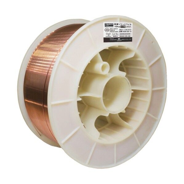 トラスコ(TRUSCO) 軟鋼ソリッドワイヤ0.8Φ10KG NSW-08-10 1点...